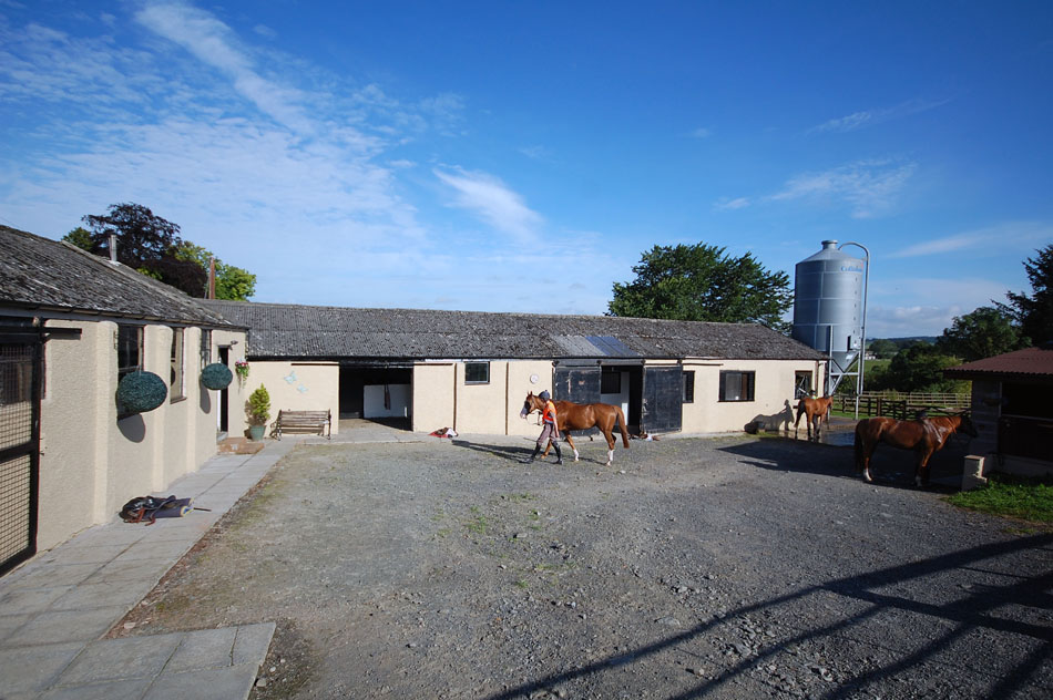 The stable yard