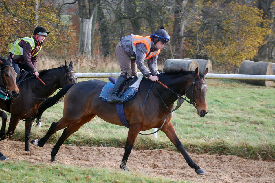 Julie stretching out