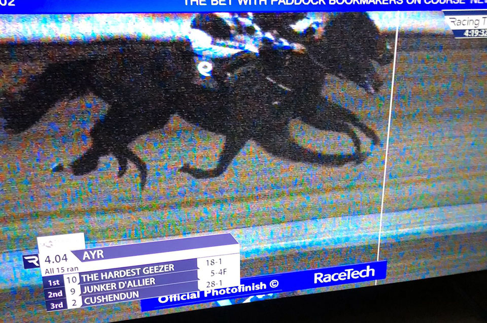 Cormac Photo finish official