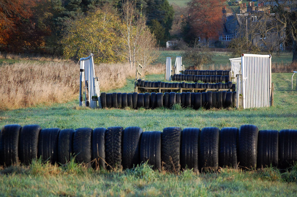 Hurdle schooling lane
